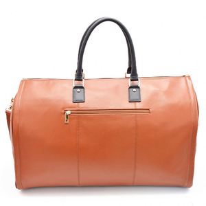 Bolsa de Ropa de Cuero Duradera, Impermeable, para Viajes, con Cubierta Antipolvo para Ropa de Negocios, Tipo Tote de Lujo, Muestra Gratis - Product Image 3