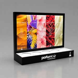 Exhibidor de Acrílico Personalizado para Botellas de Jugo con Pantalla Digital LED Iluminada - Product Image 1