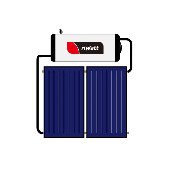 리와트 태양열 전체 세트 300L 직접 평면 패널 태양 물 가격 80 갤런 리와트 가격
