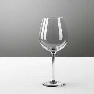 Kacamata anggur merah 16oz 480ml, Stemware batang panjang kaca anggur gelas anggur merah bening