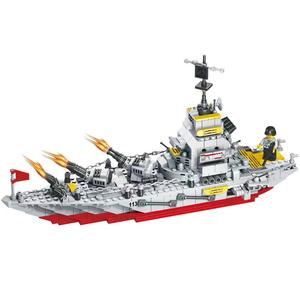 Compatible con el <span class=keywords><strong>Portaaviones</strong></span> 113, Crucero, Buque de Guerra Militar, Juguete Educativo de Bloques de Construcción para Niños, Plástico ABS - Product Image 5