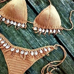 Custom New Design Hand Embroidery Crochet <b>Bikini</b> Two Piece <b>Set</b> <b>Plus</b> <b>Size</b> Swimwear Sexy <b>Bikini</b> Beachwear for Women - Product Image 1