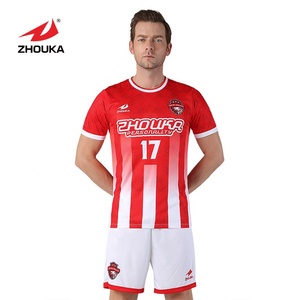 Football shirts short sleeve soccer uniform custom soccer jersey cheap soccer uniform set - Product Image 4