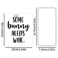 Autocollants et décalcomanies pour bouteilles de vin en forme personnalisée, écologiques, durables et autocollants, avec motif de fruits, en gros