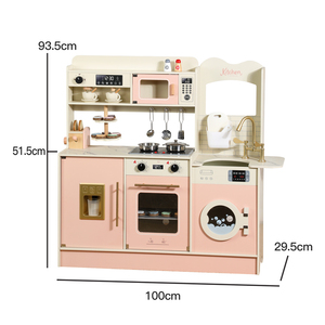 Nuovo Arrivo <span class=keywords><strong>Cucina</strong></span> Giocattolo in Legno per Bambini e Bambine con Lavatrice, Set <span class=keywords><strong>Cucina</strong></span> <span class=keywords><strong>Gioco</strong></span> per Età 3+ - Product Image 1