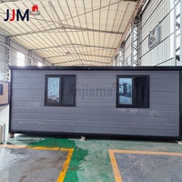 Maison conteneur extensible JJM en acier 20ft 40ft, villa préfabriquée moderne, bureau, appartement, hôtel avec panneaux sandwich certifiés CE