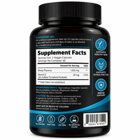 Capsules de placenta de mouton halal naturel pur OEM, compléments alimentaires pour adultes, végétaliens, soins cosmétiques de la peau, blanchiment