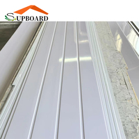 Panneau de revêtement de plafond suspendu tubulaire en PVC imperméable 6m