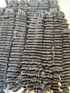 Artículo más vendido Cabello de onda profunda Premium Pure Raw Extensiones de cabello vietnamita Maravillosa buena textura Pelucas rizadas de alta calidad - Product Image 5