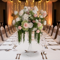 Support métallique réglable pour arche de fleurs artificielles, réutilisable et durable, pour toile de fond de mariage, photomaton, décoration de fête