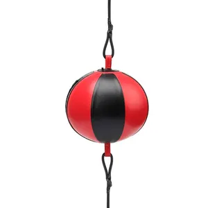 Punch Bag PU Leather Gym Punching Bag Training Fitness Sports Practical Equipment Double Boxing Speed Ball