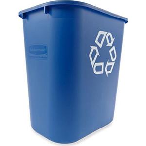 Bidone per il Riciclaggio Rubbermaid 26,6 L Blu per Uso Commerciale - Product Image 1