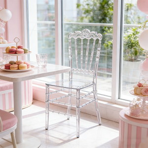 Sedie in Acrilico per Esterni di Nuovo Design, Moderne, in Plastica, per Ristoranti, Hotel ed Eventi - Vendita all'Ingrosso Diretta dalla Fabbrica - Bestseller - Product Image 2