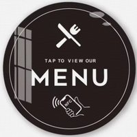 Carte NFC en acrylique pour avis Google, menu NFC, carte d'avis Google, autocollant de table NFC en acrylique pour restaurant