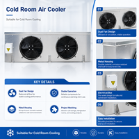 Ventilateur de plafond silencieux pour chambre froide commerciale, idéal pour les systèmes de réfrigération des cuisines de restaurants
