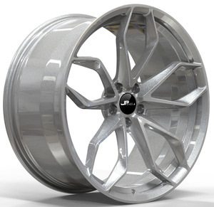 Jantes de voiture en alliage d'aluminium forgées de 21 pouces 5x112, design concave personnalisé en usine, argentées, pour <span class=keywords><strong>Chevrolet</strong></span> # JM7075 - Product Image 1