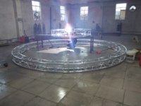 Estructura de Techo Circular de Aleación de Aluminio de Alta Resistencia, Capacidad de Carga de 500 kg, Sistema de Estructura de Techo para Conciertos, Festivales y Eventos al Aire Libre