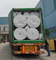 Rouleaux de tissu tissé en PP de 1,2 m de large, respirant et extensible, en polyester tricoté chaîne pour sacs jumbo de 1000 kg – Vente en gros