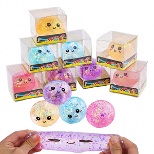 Wholesale Mochi Maltose <b>Squishy</b> Buns Dumpling Anti-Stress Sensory Fidget Toys Glitter Squeeze Toys for TPR Material Squeeze Toys - Product Image 1