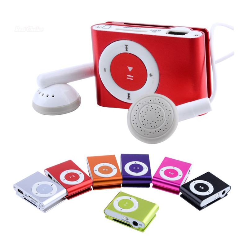 Không thấm nước WALKMAN MP3 chơi thể thao mini MP3 Player Kit xe máy USB Tai nghe mp3