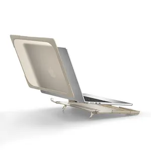 מחשב נייד מקרה מובנה עם kickstand עבור MacBook אוויר M2 13.6 אינץ כיסוי 2022 A2681