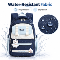 Sac à dos scolaire ergonomique réglable pour enfants, en tissu Oxford léger et imperméable, vente en gros d'usine