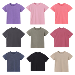 Alta qualità 240gsm cotone acido lavare Vintage T-Shirt <span class=keywords><strong>Slim</strong></span> <span class=keywords><strong>Fit</strong></span> ragazze O collo Cropped T-Shirt per le donne - Product Image 6