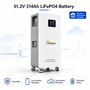 Factory Price 51.2V 314Ah LiFePO4 Battery Pack 16kWh ESS Home <b>Storage</b> Battery for Solar PV System - Product Image 1