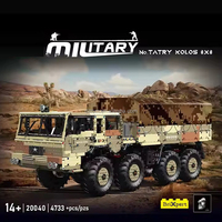 Mould King Tatry Kolos 8X8 Camionnette militaire 2.4G & APP RC Cargo Truck DIY Assembly Building Blocks