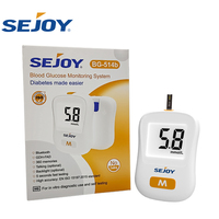 Medidor de glucosa en sangre digital Sejoy Venta al por mayor One Touch Standard Mentor Glucómetro sin aguja en sangre