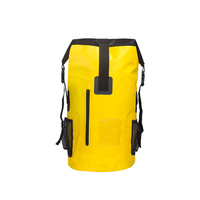 Sacs étanches Yuanfeng avec logo personnalisé, en PVC 500D, 35L, portables, multifonctionnels, pour le camping et la randonnée en plein air