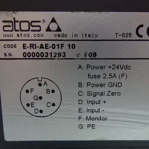 Solenoide hidráulico ATOS QVKZOR-A-10/** QVKZOR-AE-10/** QVKZOR-T-10/** QVKZOR-TE-10/** proporcional hidráulico - Product Image 2