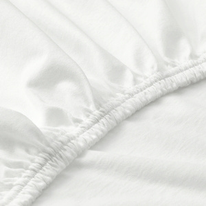 ELIYA Pure Cotton 200 Thread Count <strong>Extra</strong> <strong>Deep</strong> <strong>Fitted</strong> <strong>Sheet</strong> With Garter - Product Image 5