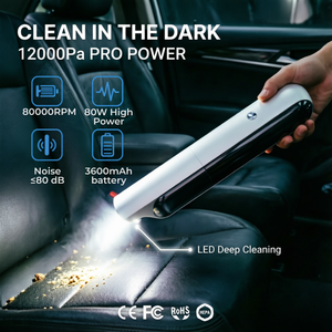 <span class=keywords><strong>Aspirateur</strong></span> de voiture <span class=keywords><strong>sans</strong></span> <span class=keywords><strong>fil</strong></span> durable 80W, moteur BLDC 7.4V, <span class=keywords><strong>d</strong></span>époussiéreur portable pour le nettoyage des ordinateurs, des PC et des objectifs <span class=keywords><strong>d</strong></span>'appareil photo - Product Image 2