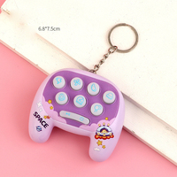 Porte-clés de jeu anti-stress Whack-a-Mole en gros, mini console de jeu portable, jouet créatif pour enfants et breloque de sac en vrac pour offrir en cadeau