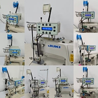 Machine à coudre intelligente de type moteur MC E6U avec alimentateur de ruban, dispositif de dosage élastique informatisé et fonctions de mesure de tension 64 mm