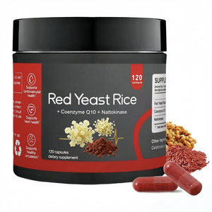 Coenzyme Q10, Riz Rouge Fermenté, Citrus Aurantium, Pépins de Raisin, Vitamines – Complément Énergétique Cardiaque – Durée de Conservation : 24 Mois - Product Image 1
