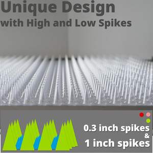 Tapis d'entraînement répulsif pour animaux de compagnie, forme carrée portable, répulsif pour chats, dissuasion contre les animaux, piège pour chiens avec pointes - Product Image 4