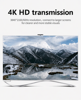 Kabel UGREEN 2.0 4K/60Hz Kecepatan Tinggi 34AWG Male to Male Kabel Digital Berkualitas Tinggi HD117 Kabel TV Komputer