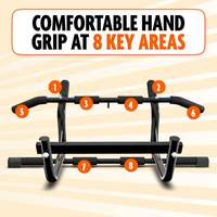 Barre de traction murale multifonctionnelle pour exercices de musculation, barre horizontale pour cadre de porte, barre de traction/de musculation