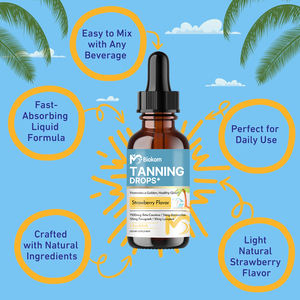 قطرات سائلة للتسمير بحجم 60 مل تحت علامة تجارية خاصة OEM ODM، تحتوي على الأستاكسانثين، ومستخلص بذور الحلبة، والليكوبين، واللوتين، والـ <span class=keywords><strong>L</strong></span>-تيروسين - Product Image 6