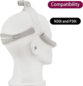 1 Paquete de Correas de Repuesto para Arnés Compatible con las Almohadillas Nasales <span class=keywords><strong>Resmed</strong></span> AirFit N30i/P30i y Mascarillas <span class=keywords><strong>CPAP</strong></span> - Product Image 3