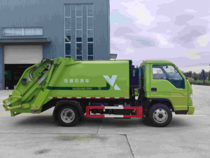 4X2 Handgeschakelde Dieselpers Vuilniswagen Voor Afvalinzameling Transportkern Inclusief Motor; Te Koop - Product Image 5