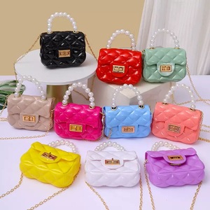 Hot Selling 2026 Girls Luxury PVC Square <strong>Red</strong> Waterproof <strong>Handbag</strong> with ZIP Closure for Summer Parties New Arrivals - Product Image 3