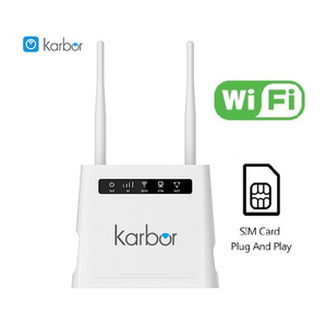 Xách tay 4G LTE CPE trong nhà <span class=keywords><strong>Wifi</strong></span> <span class=keywords><strong>Router</strong></span> 1WAN + 3lan Gigabit giao diện <span class=keywords><strong>USB</strong></span> WPS mã hóa 2.4G 5g tần số nhà mạng - Product Image 1