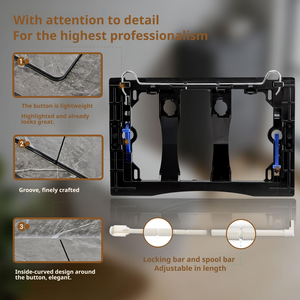 Plaque de commande de chasse d'eau WC à double fonction, compatible avec Geberit, modèles Sigma 01, 20, 30, UP300, UP320 – Pièce de rechange - Product Image 4