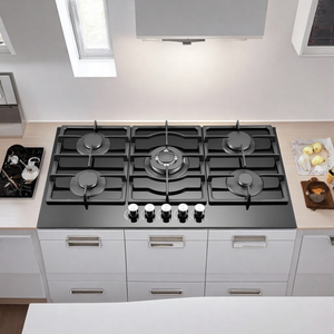 Estufa de Gas con 5 Quemadores Integrados de Fábrica OEM/ODM, Estufa de Gas para Cocinar, Placa de Vidrio de 90 cm, Cocina de Gas - Product Image 6