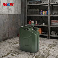 Traitement de surface anti-corrosion MSN, fabrication OEM industrielle, homologué CE sur demande, acier laminé à froid de 0,8 mm, jerrycan à carburant de 20 L