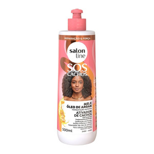 Salon Line - SOS Cachos Mel E Oleo de Argan-500Ml cache Ativator (16.9FlOz - Product Image 1