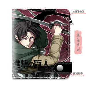 17デザイン卸売エレン・イエーガーアニメ女性財布高級レディース財布漫画箱梱包男財布高級マネークリップ財布 - Product Image 2